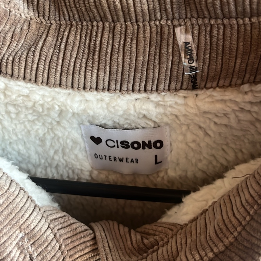 Brown Textured Jacket. BNWOT. Very warm thick Jacket. - Picture 3 of 4